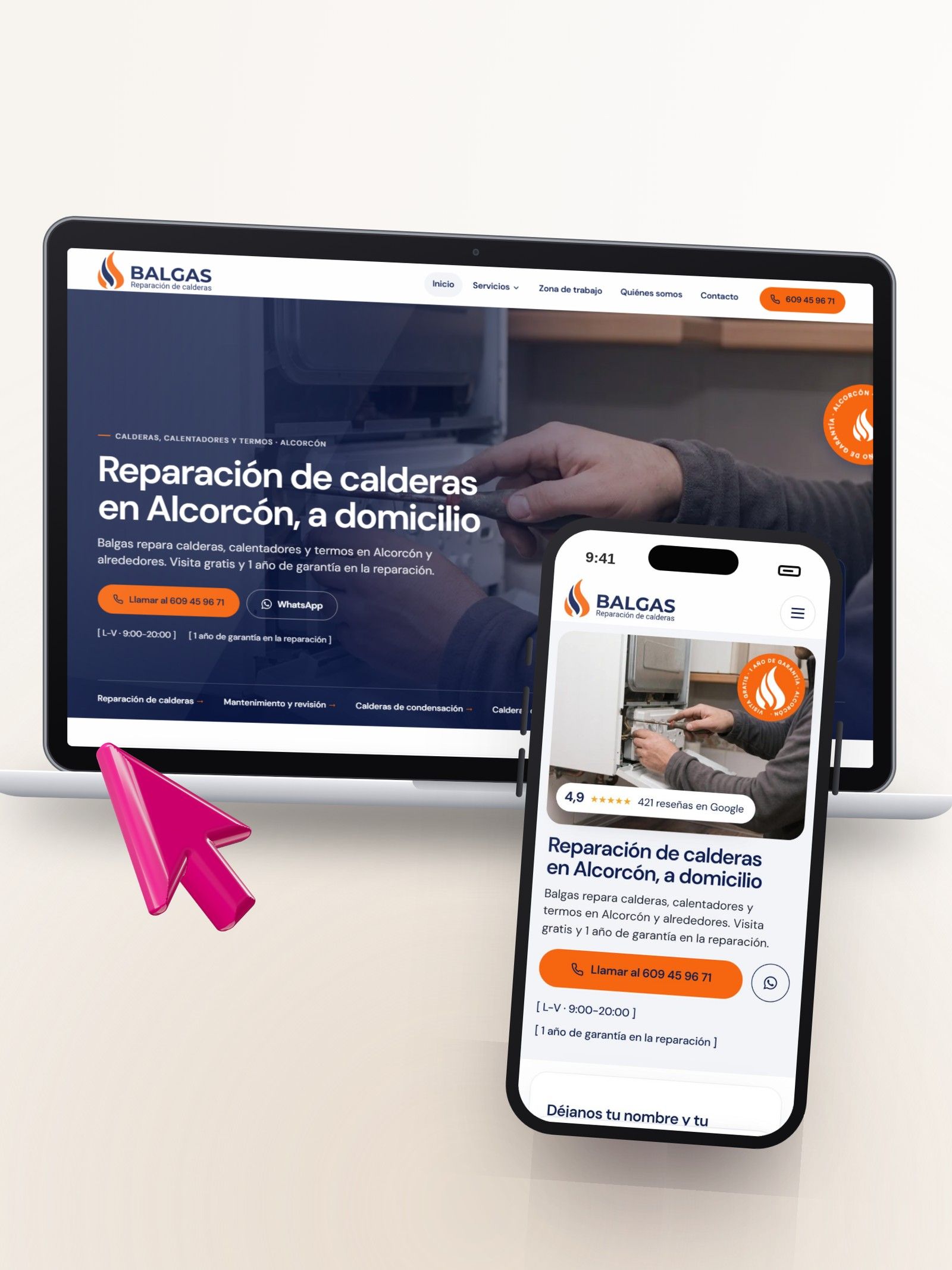 Balgas: Web, ficha y Google Ads