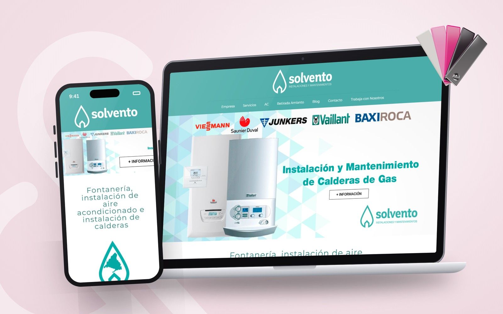 Solvento: Imagen de marca y web