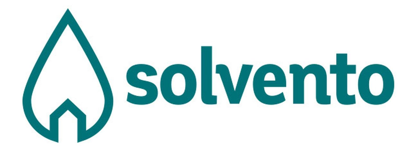 Logotipo de Solvento sobre fondo blanco