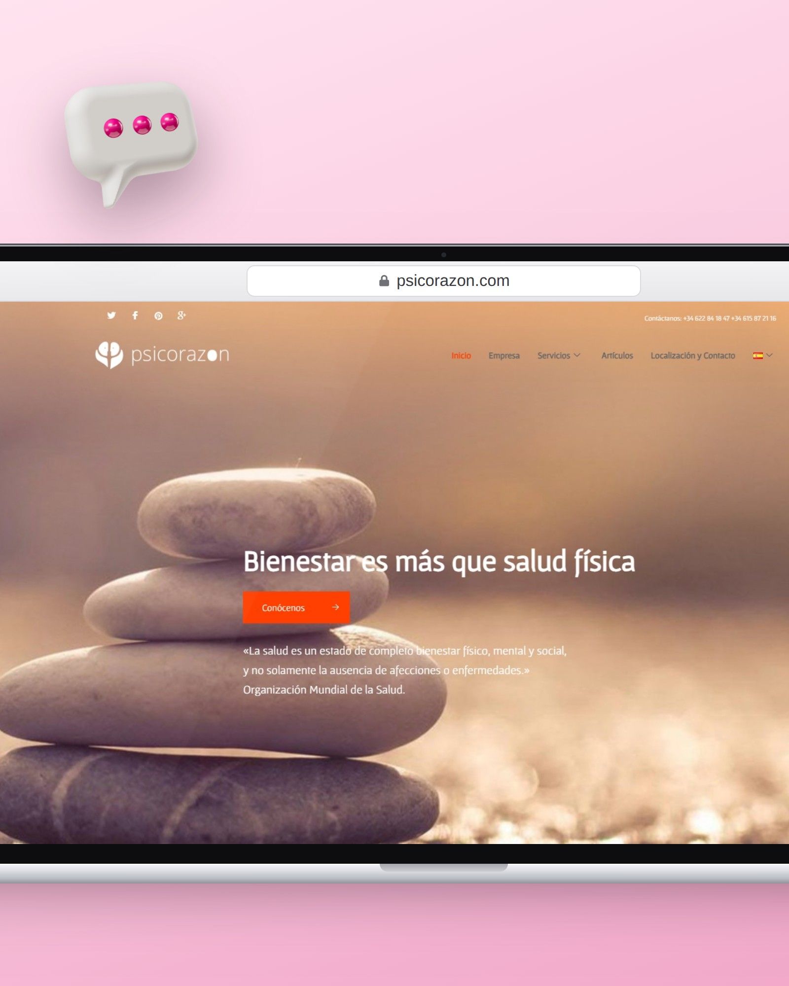 Psicorazon: Diseño web