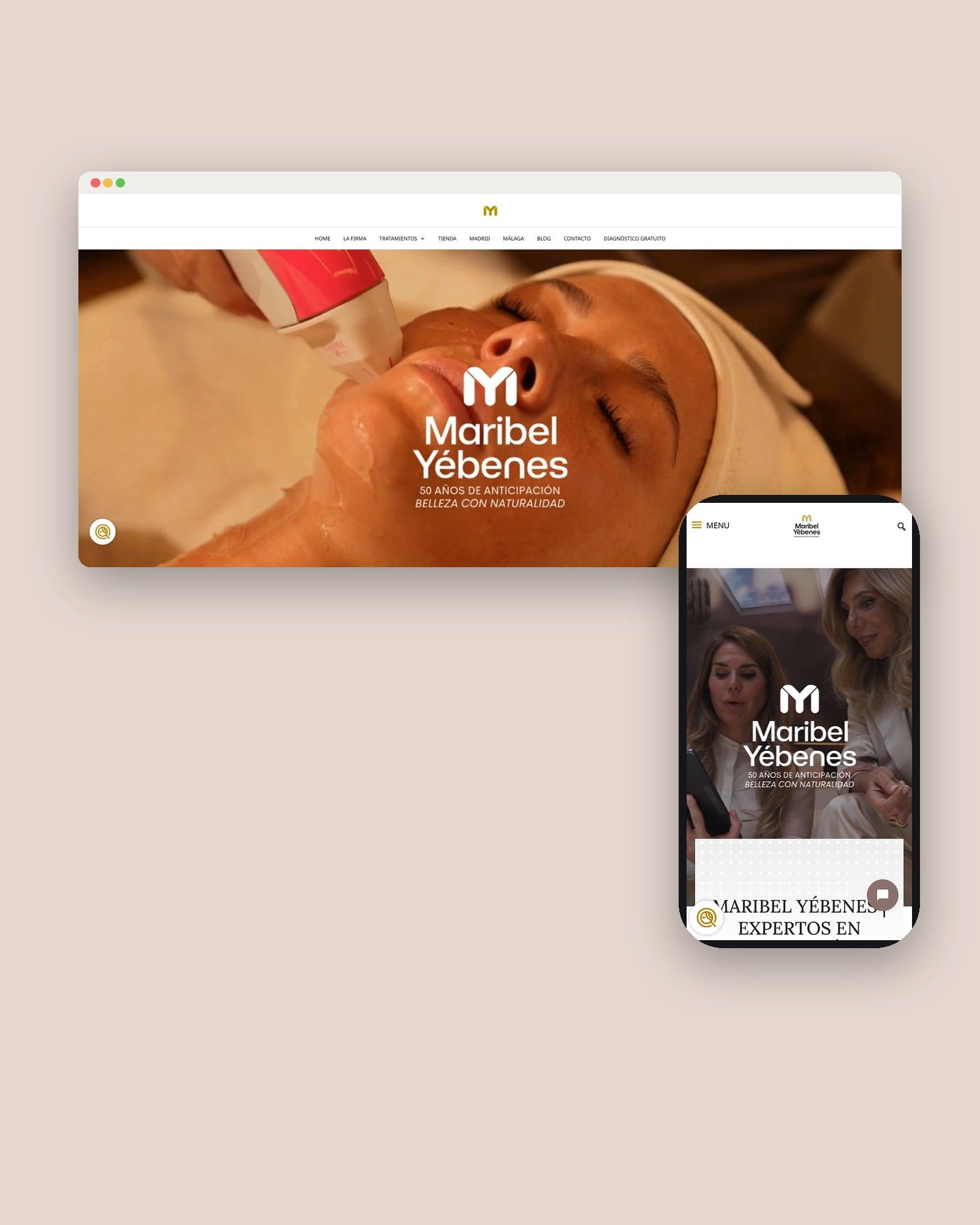 Maribel Yébenes: Diseño web · Textos · Consultoría